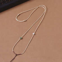 男女戒指玉佩翡翠玉坠专用吊坠绳子平安扣挂绳挂脖高档编织项链绳