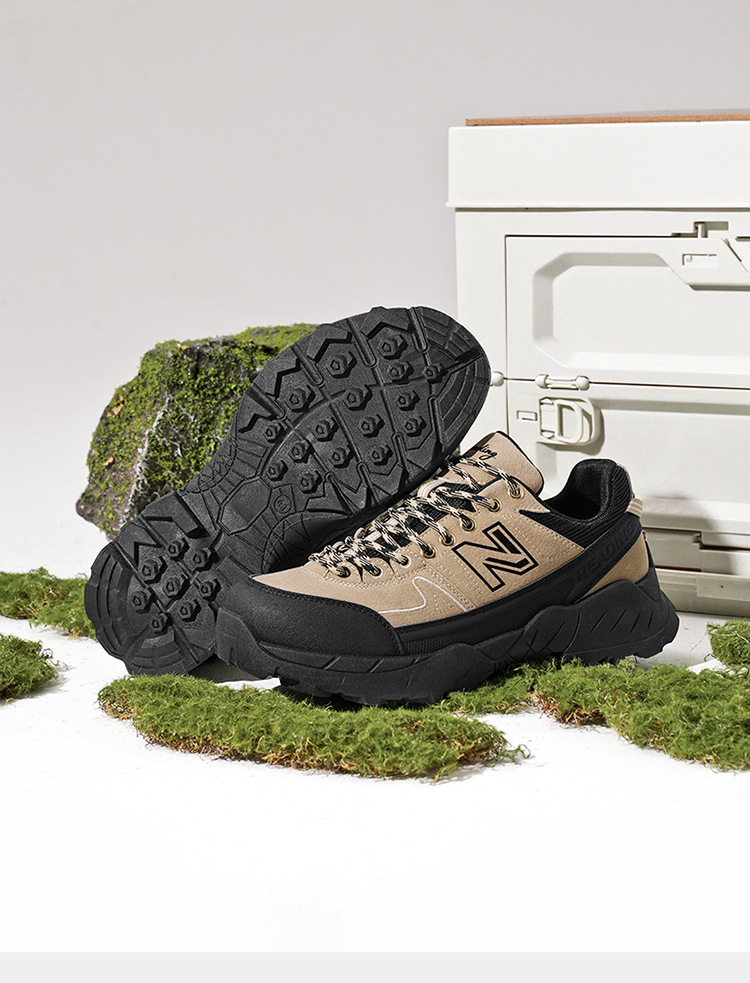 Giày sneaker unisex đế dày phong cách thể thao ngoài trời — 1888 Yến Mạch Nâu chi tiết 6