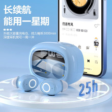 华强北爆款S9无线蓝牙耳机降噪入耳式便携透明太空仓睡眠蓝牙耳机