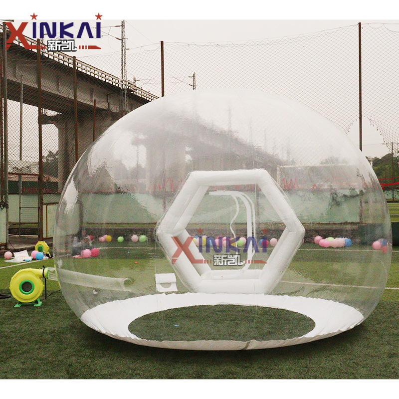 厂家网红户外农家乐天台泡泡屋餐厅充气透明星空宿帐篷酒店餐饮蒙