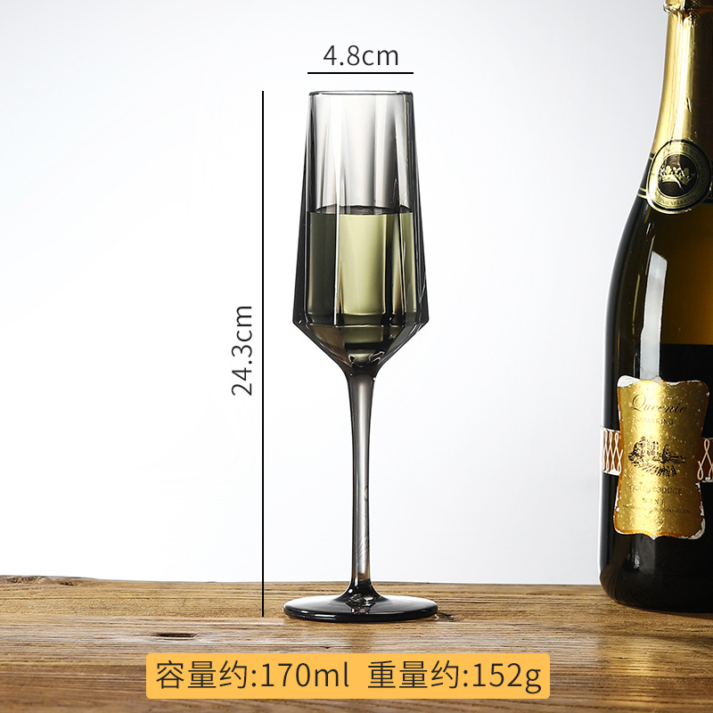 그레이 샴페인 글라스 170ml