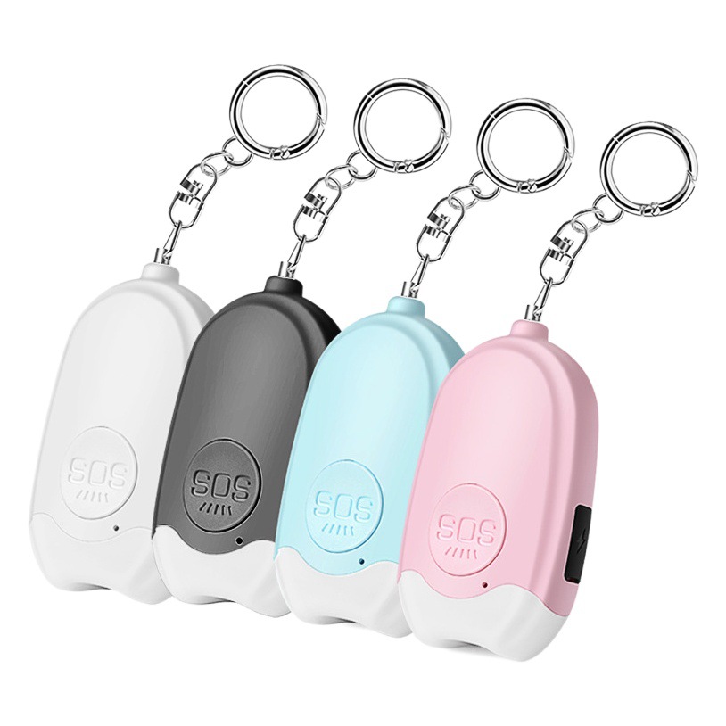 Alarma Personal de Autodefensa 130 dB con Iluminación LED y Carga USB