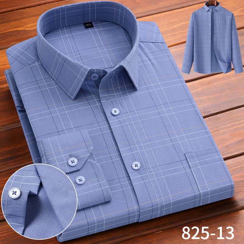 2026 New Autumn Style Men's High-Quality Long-Sleeved Shirts for Work, Professional Formal Wear, Business Casual Shirts for Men