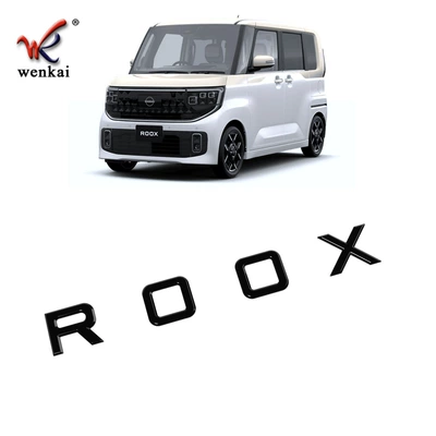 Suitable for Nissan 25 Roox Rear Trunk Car Logo Letter Decorative Stickers Car Accessories Tailgate Car Logo (Other Automotive Exterior Supplies) - 25-roox-back-letters-piano-black