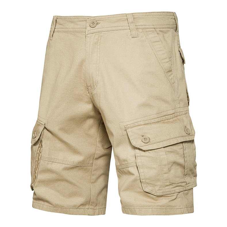 Summer new shorts, loose cotton cropped men's workwear, casual pants, and more middle-aged_voghion.com