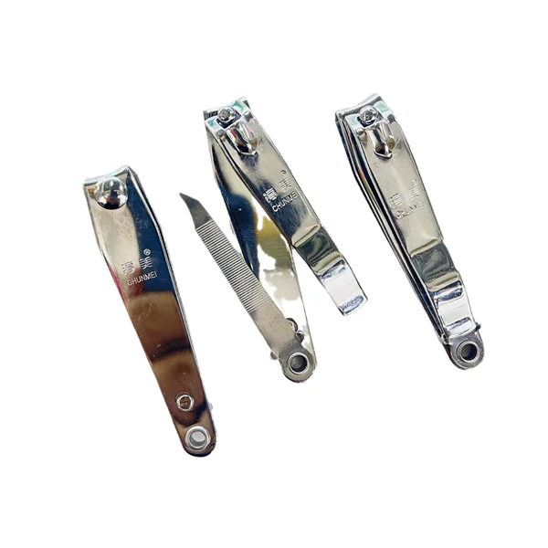 Chunmei nail clippers 618 stainless steel classic large best-selling nail clippers with ear pick factory wholesale nail clippers