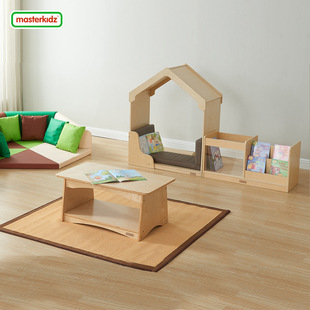 Bestide Wholesale Reading Area Bookshelf Quiet House Kindergarten Children's Reading Small House Wooden
