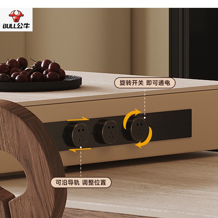 Mesa de mesa de isla de roca, mesa de comedor, hogar, estilo retro, apartamento pequeño, cocina retráctil, caída de acrílico de madera maciza de alta gama