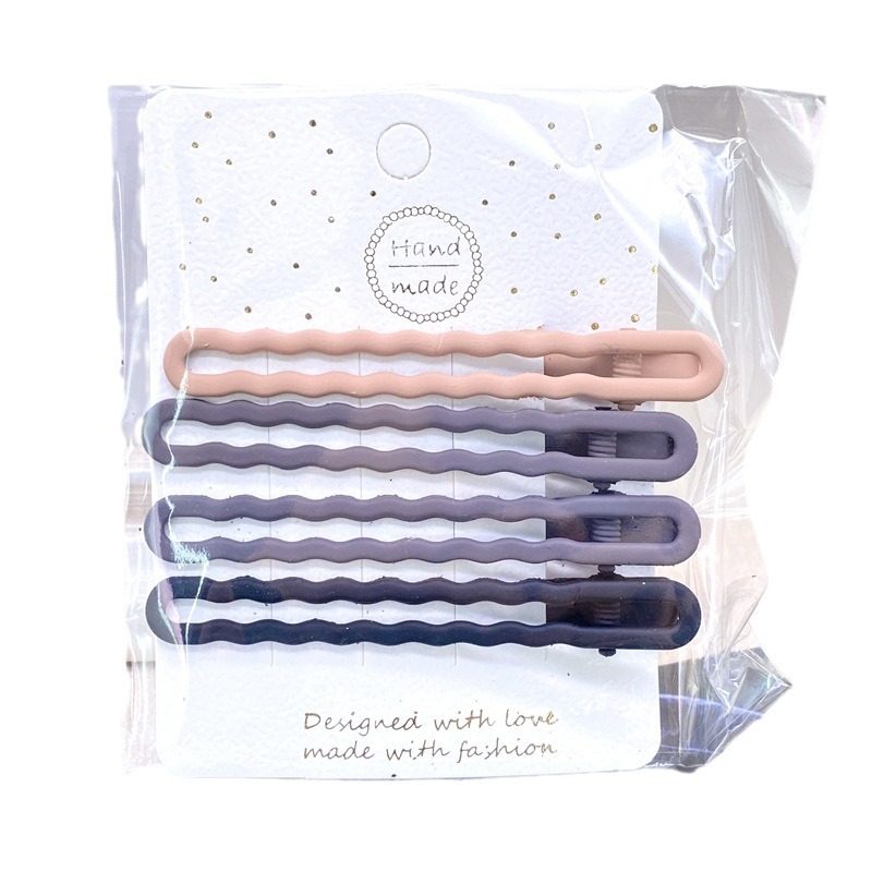 Metal horquilla hembra Red rojo 2023 nuevo clip tocado temperamento frente flequillo pelo roto horquilla lateral 2 yuanes