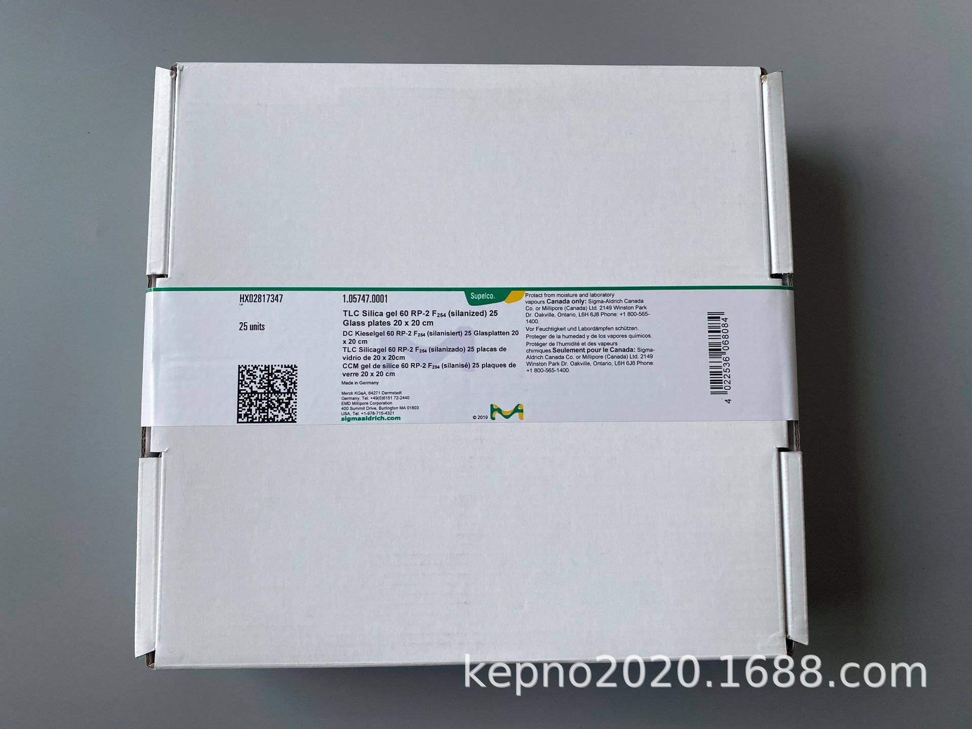 Merck C2 Silica gel plate Dimethyl Silylation silica gel Thin layer plate Excluding fluorescence