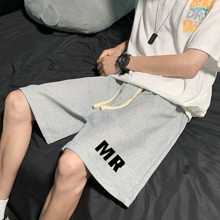 抽绳华夫格短裤男款夏季薄潮牌高街港风卫裤简约百搭休闲五分裤子