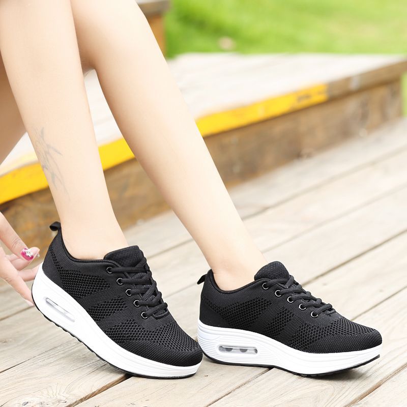 Zapatos deportivos femeninos 2026 cuatro temporadas zapatos de tela de tela coreana de tela de tela