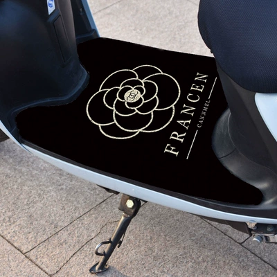 Electric vehicle foot mat – Easy to Care for Pedal Mats - cute-little-flower-02-width-50length-70cm-rectangular-self-cut-wire-loop-sent-by-default