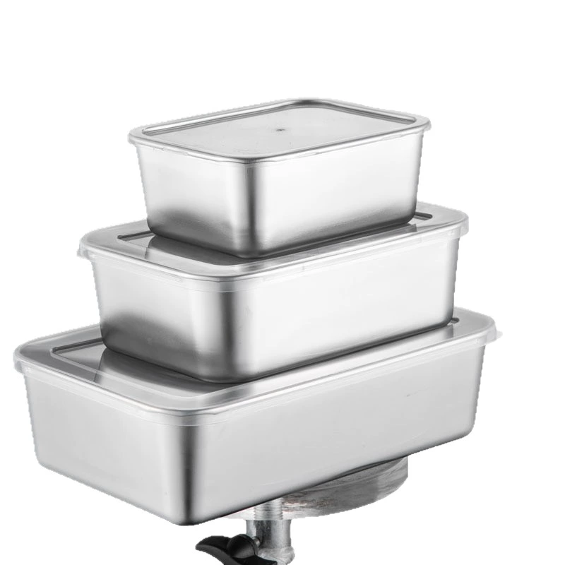 Fruit storage box stainless steel for home use, lunch box