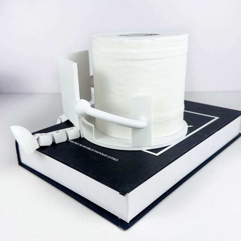 跨境新款 Toilet Paper Holder 卫生纸伙伴纸巾架装饰3D打印摆件|undefined
