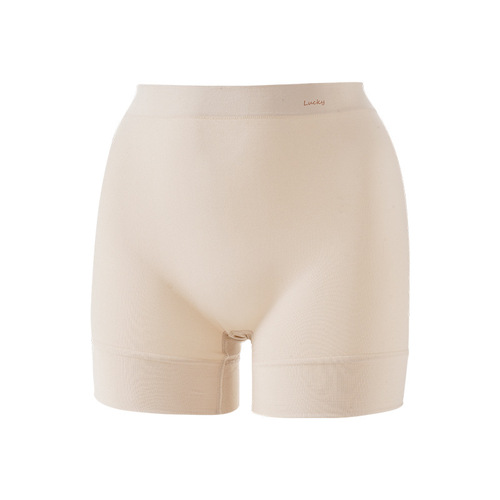 Summer thin anti-exposure safety pants, high-waisted belly boxers, ice silk seamless women's underwear, breathable leggings