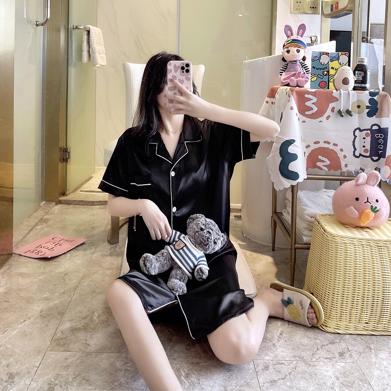 셔츠 원피스 블랙