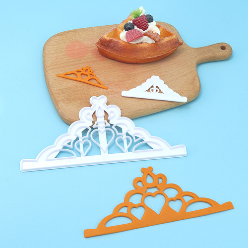 2pcs Crown Press Cutting Mold Cake Decoration Jewelry Mold DIY Tools Low Price Wholesale Cake Mold