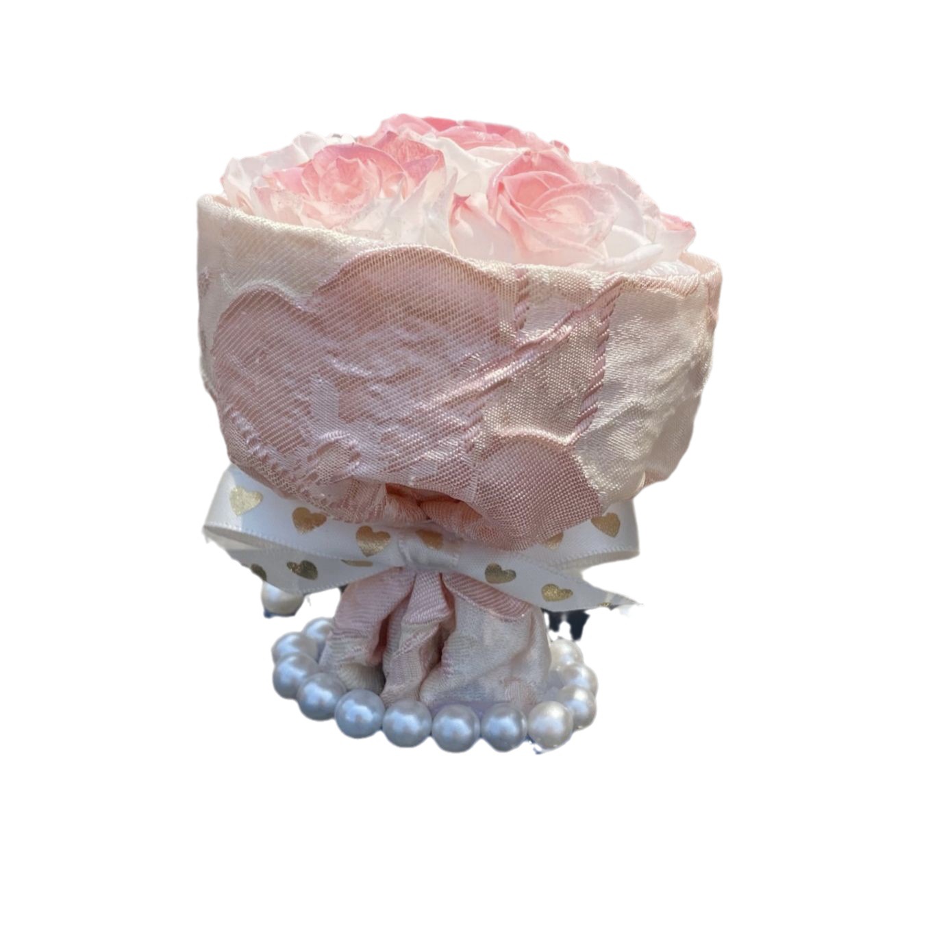 Flor eterna Rosa caja de regalo de acrílico de cumpleaños regalo de San Valentín decoración adornos