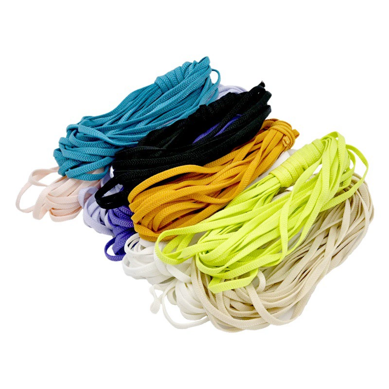 Эластичная лента шириной 0,6 см, плоские шнурки, эластичная ткань из латекса и шелка с загнутым краем, ткань из спандекса, эластичная тесьма