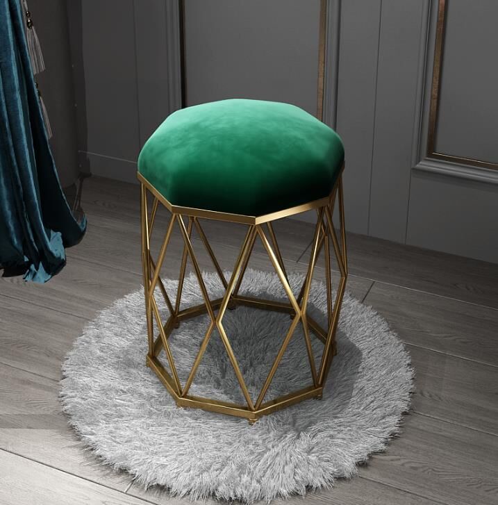 다크 그린 플란넬 + 황금 다리