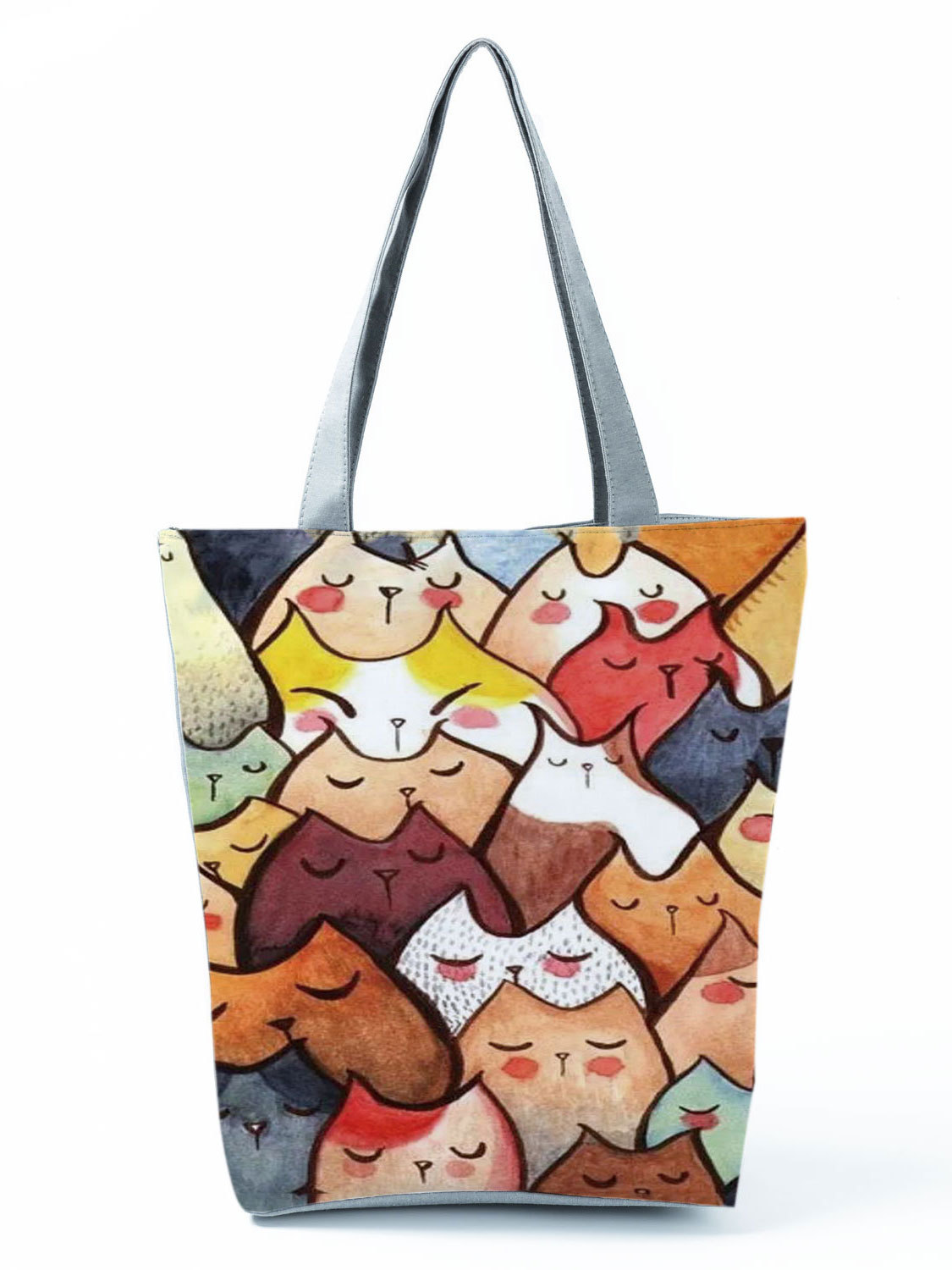 Cat Print Tote 5