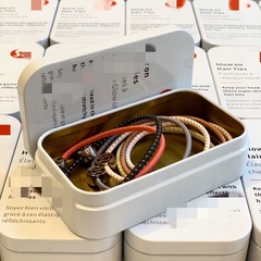 スポーツメタル反射ヘアゴム滑り止め超ストレッチ超フルマクロン七色七点セット