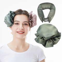 100% mulberry silk heatless curling iron curling iron curling cover set Amazon cross-border new product large curly waves