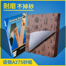 美国诺顿A275砂纸80-1500#木工家具墙面打磨砂纸氧化铝干磨细沙纸
