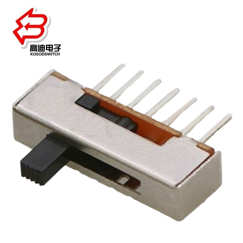 5档拨动开关五档单排 5档滑动开关5位七脚 5位单排拨动开关五位