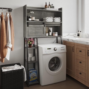 Household Modern Simple Bathroom Bathroom Toilet Multi-layer Floor Storage Rack Toilet Top Storage Rack Punch-free Storage Rack