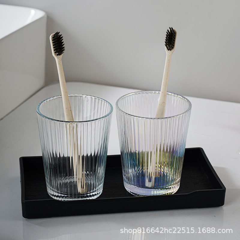 Taza de enjuague bucal para habitaciones de hotel Taza de cepillo simple Taza de lavado Hotel B & B Taza de vidrio especial Taza de té