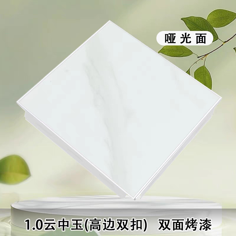 工装集成吊顶铝扣板双面烤漆天花板厨房卫生间工程铝扣板源头直供|undefined
