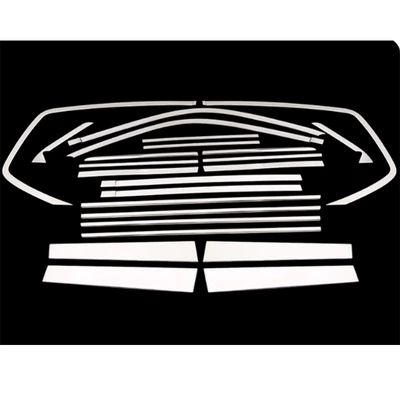 Şüşə kənarı xromları/moldingləri overbearing car window trim 04