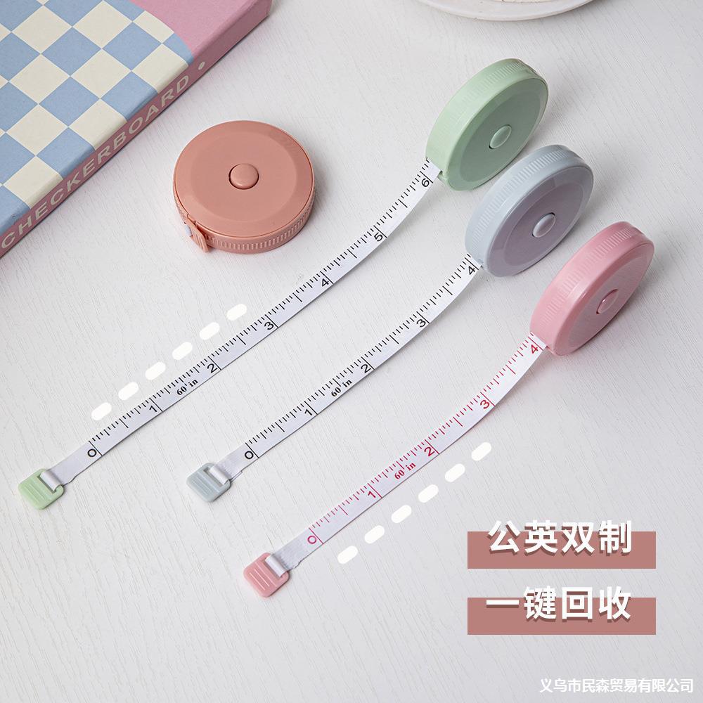 Rins Mini Tape Cartoon lovely Tape Portable Michi Waistline Take it with you Measurements height Ruler