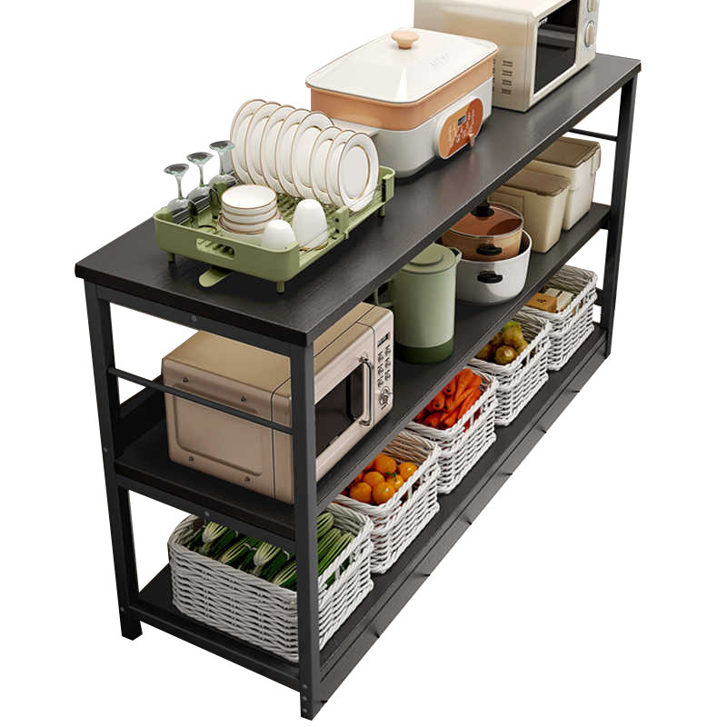 Estante multifunción de cocina Estante para el hogar multicapa de piso Estante de almacenamiento de microondas Estante de olla Estante de almacenamiento de artículos diversos