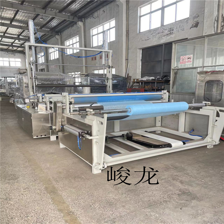 1峻龙机械做钢网纸复卷机 干湿两用多功能自动清洗布设备厂家