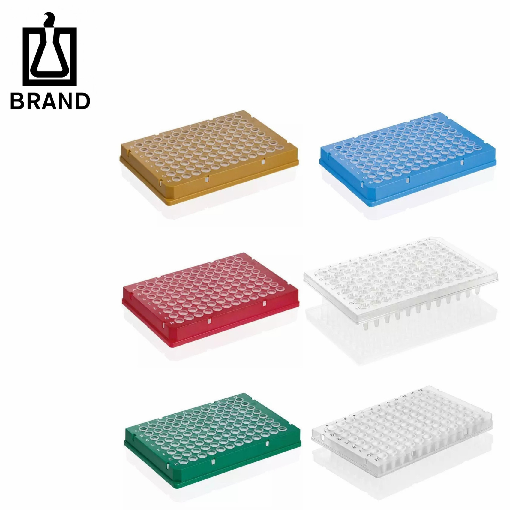 BRAND/普兰德BIO-CERT®96孔PCR板硬质框架PC/PP材质