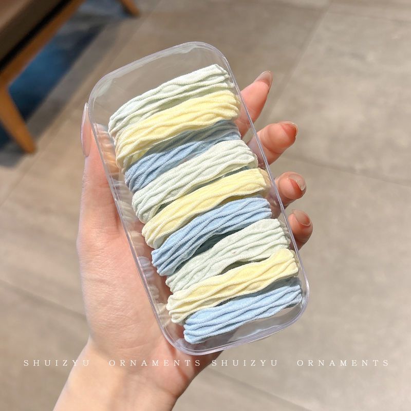 Cuerdas de cabello de dopamina para mujeres sin costuras, cuerdas de cabeza de alta elasticidad, anillo de cabello de correa simple y duradero, adorable tocado de niña