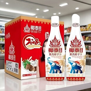 Ҭ̩��ե����Ҭ��֭1.38L/1380g*6ƿֲ�ﵰ�����̩ʽҬ���Ʒ