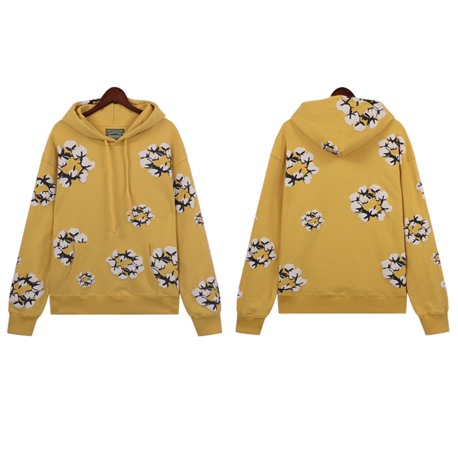 Denim Tears Cotton Wreath Sweater Yellow