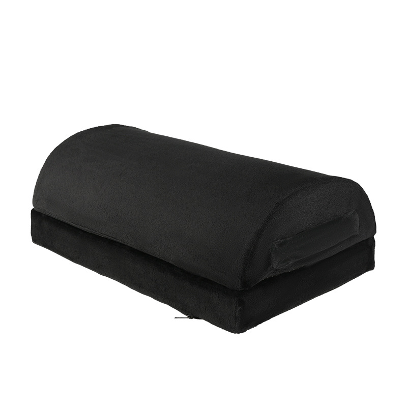 Cojín de pie de descanso de semicírculo transfronterizo almohadilla de pierna de rebote lento almohadilla de pie de oficina almohadilla de pie almohada de pierna semicilíndrica de doble capa almohada de pie