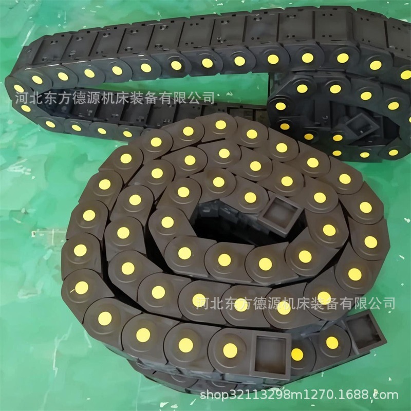 桥式尼龙坦克拖链  雕刻机电缆穿线导向桥式尼龙坦克拖链厂家