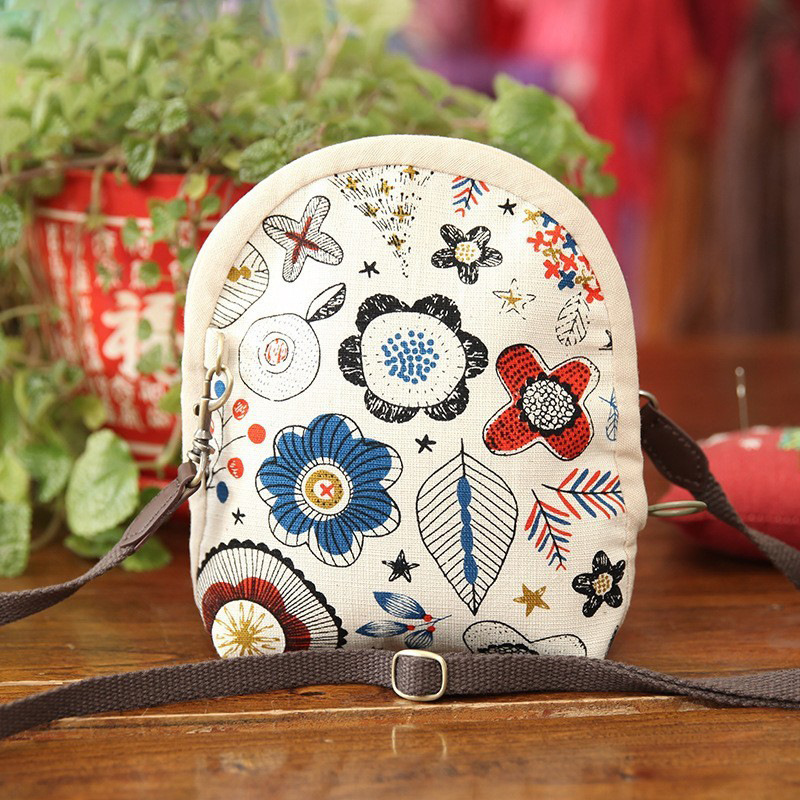 Jinhao bordado hecho a mano DIY material bolsa tela bordada mensajero bolsa de almacenamiento de producción creativa bolsa de cosméticos