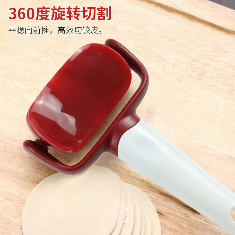 Круглый роликовый резак для печенья, форма для булочек, инструмент для лепки пельменей, небольшой резак для теста, инструмент для выпечки