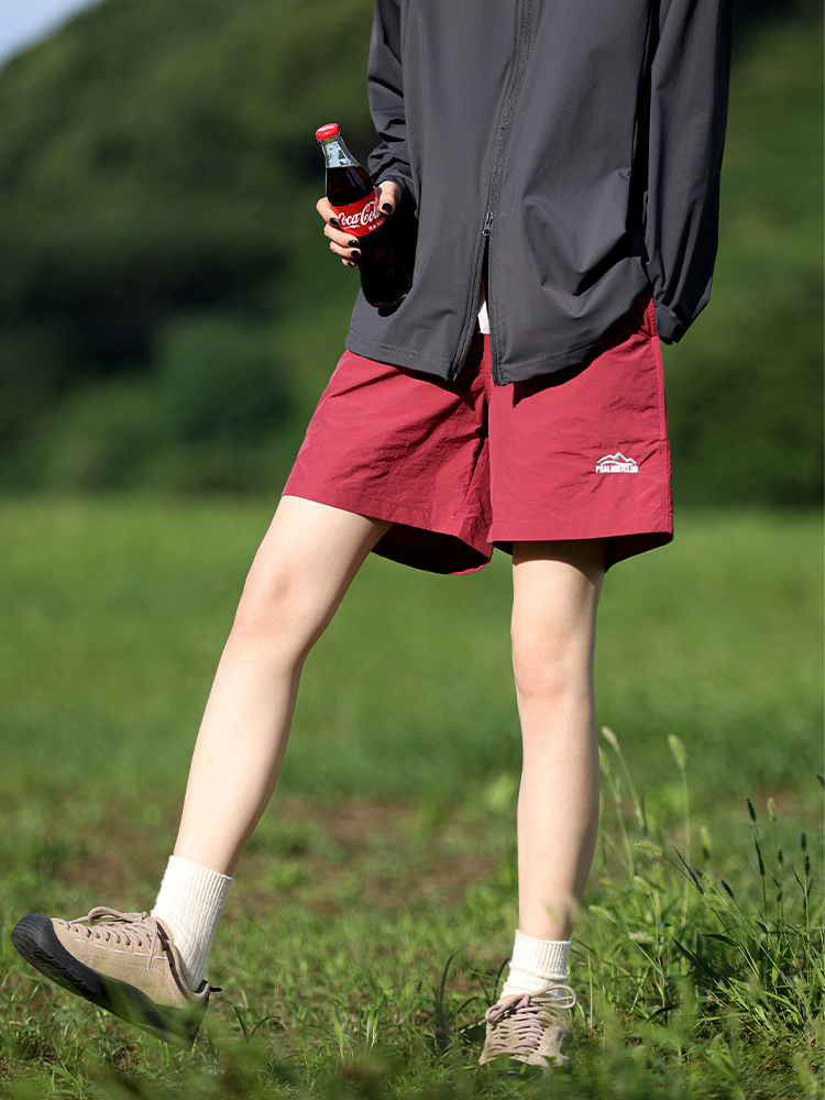 Summer Japanese travel solid color quick dry trousers