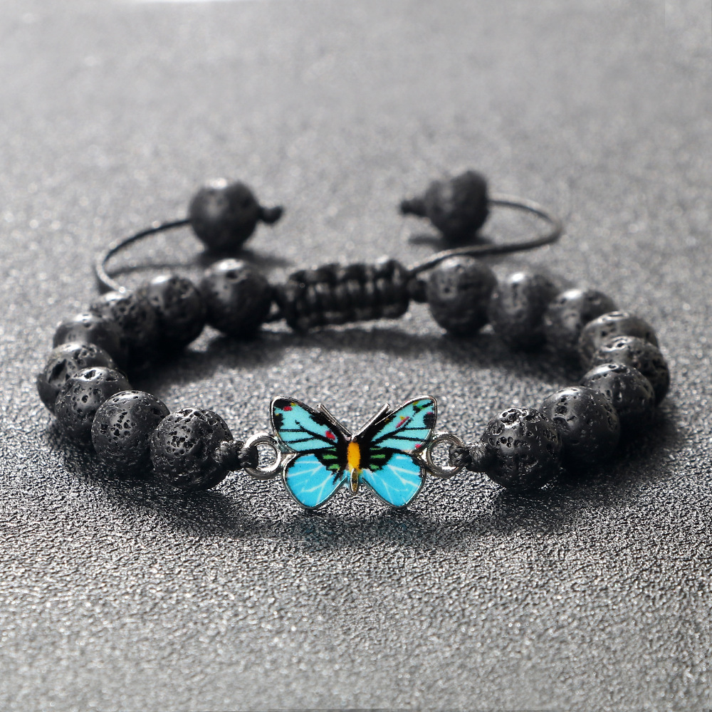 Blue woven agate accessory