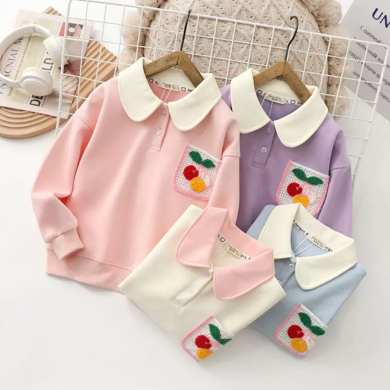 Хангоу Медленный сезоны толстовка для детей, cotton милый звёздное небо, новая коллекция