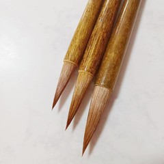 Manufacturer's batch wood pen holder wolf hair calligraphy brush for large and small regular script Chinese painting and calligraphy copying for students training class beginners brush