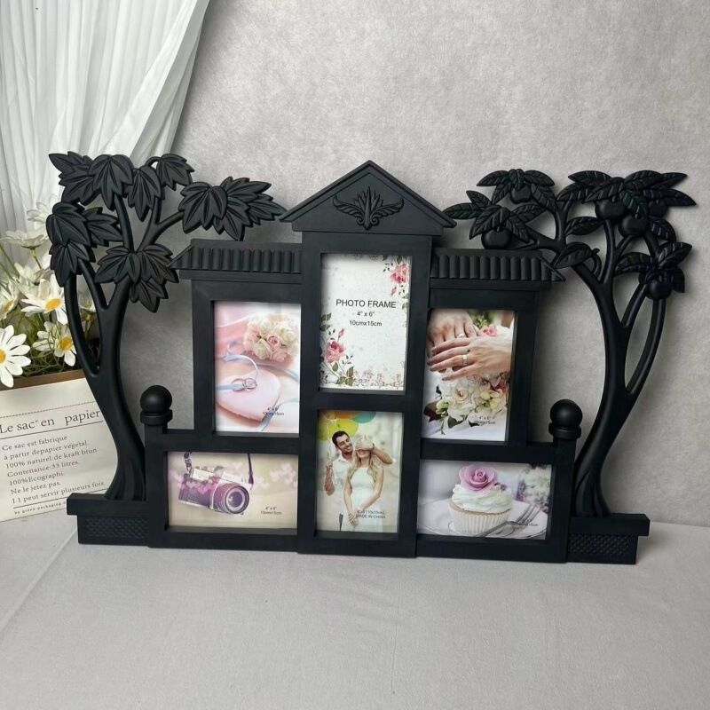 6 inch 6 frame happiness tree studio family life wedding gift conjoined wall creative photo frame photo wall manufacturers